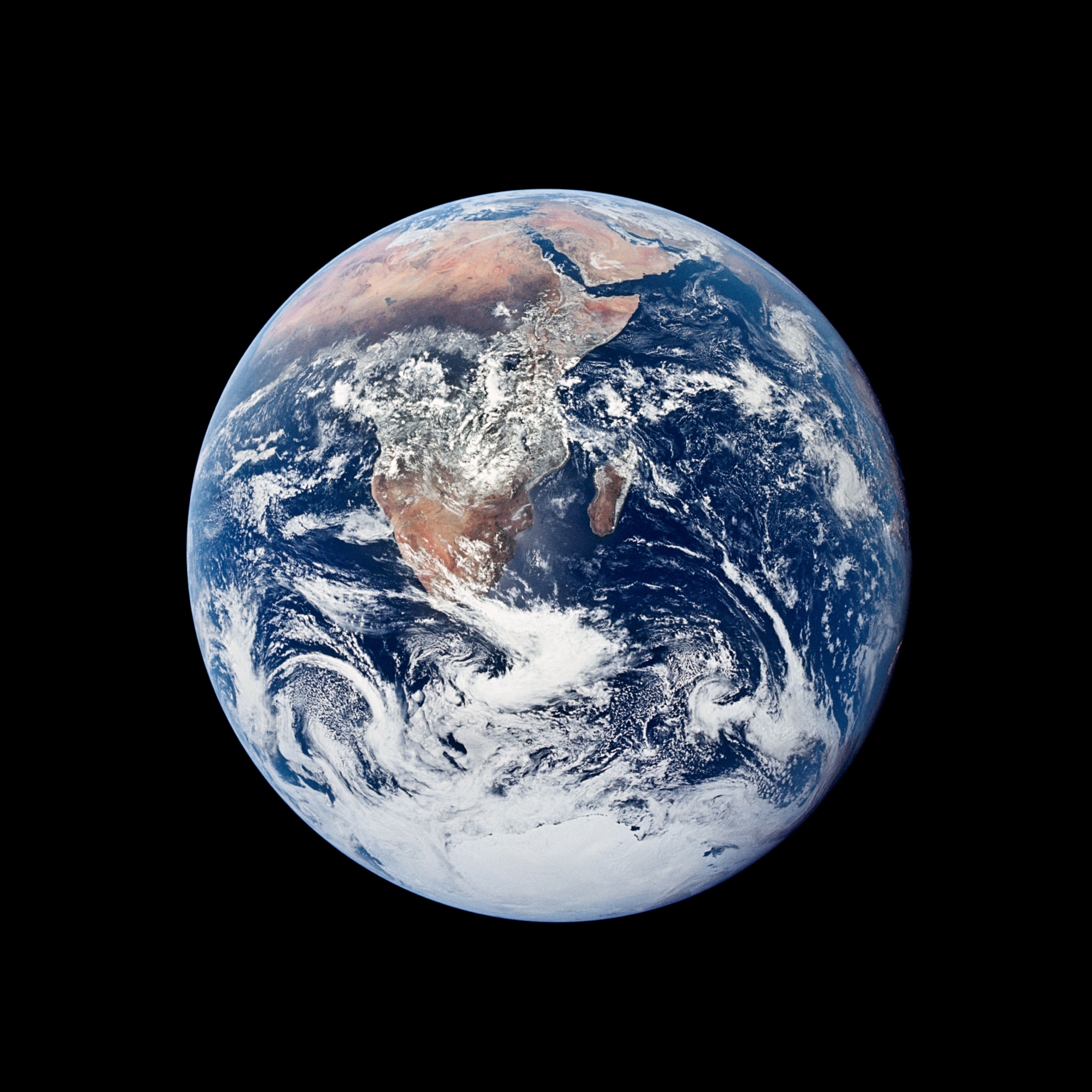 Earth seen whole from space